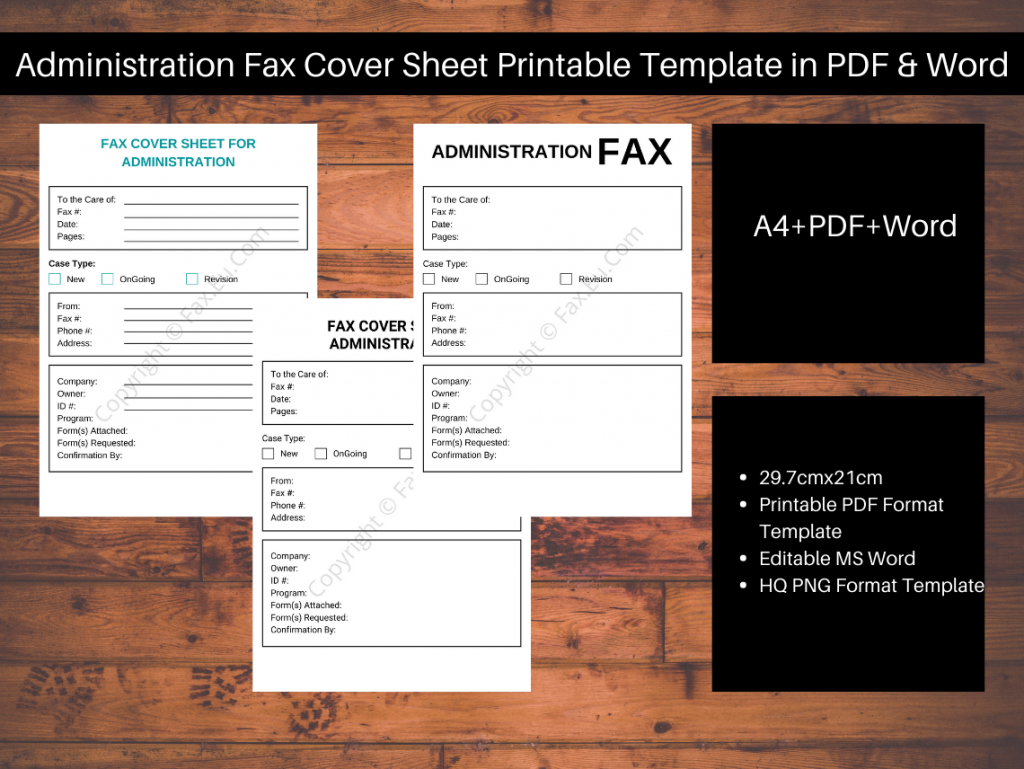 general fax cover letter template