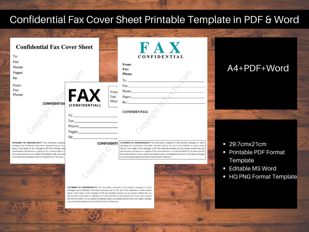 general fax cover letter template