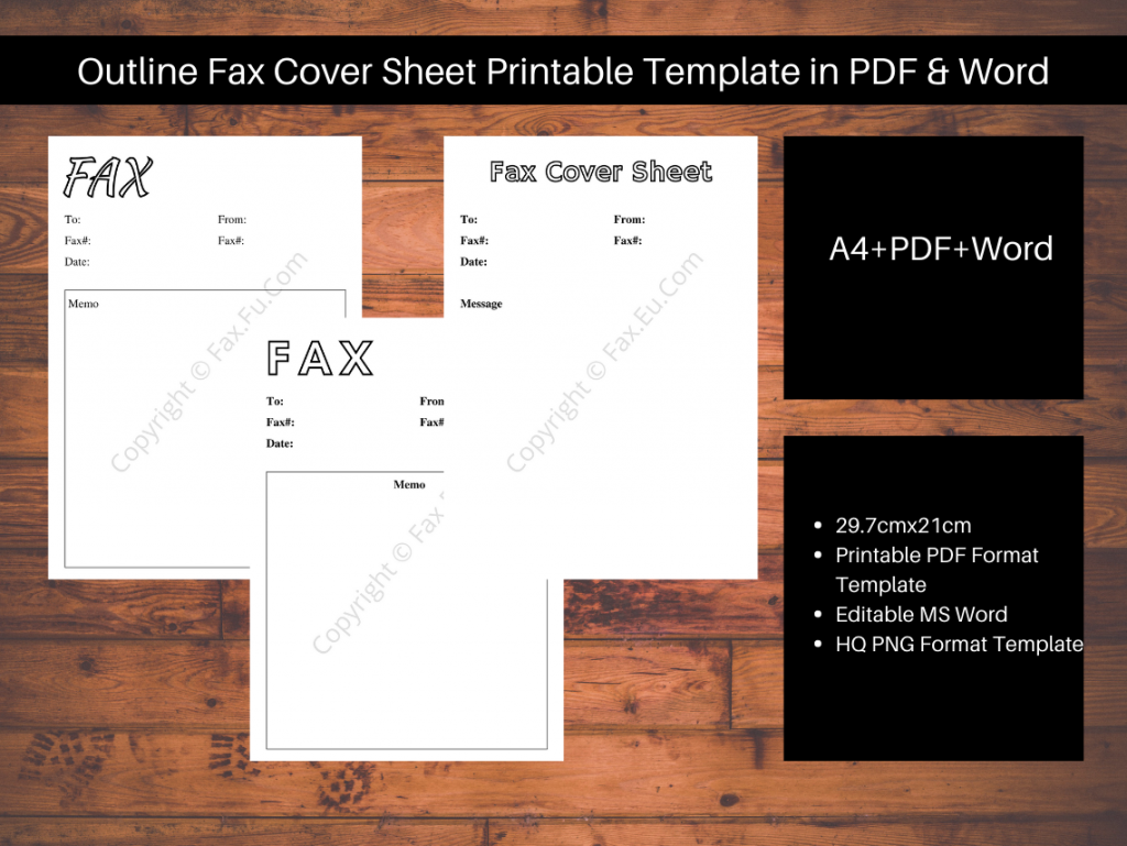 general fax cover letter template