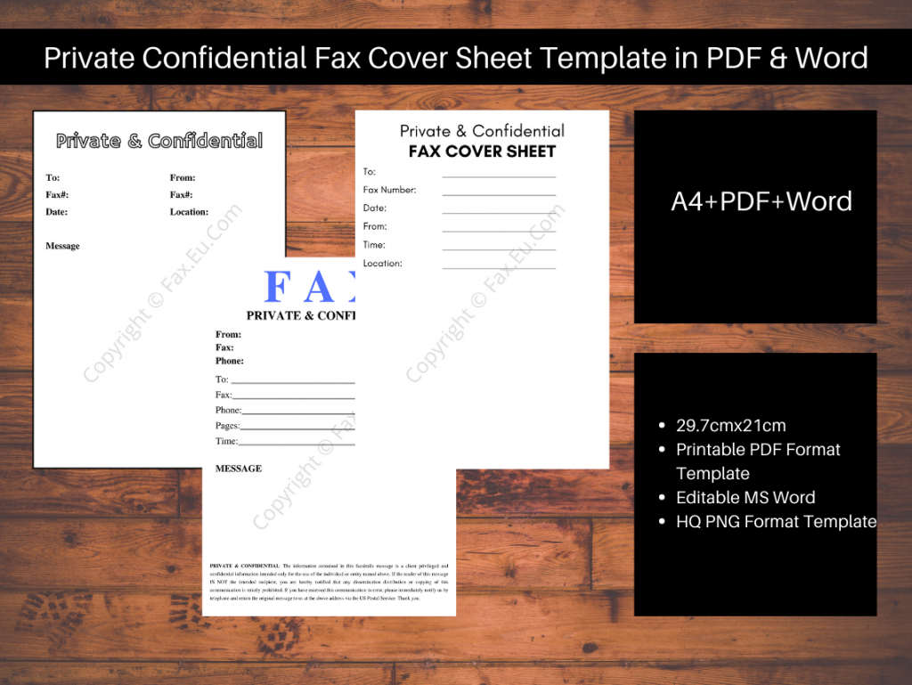 general fax cover letter template